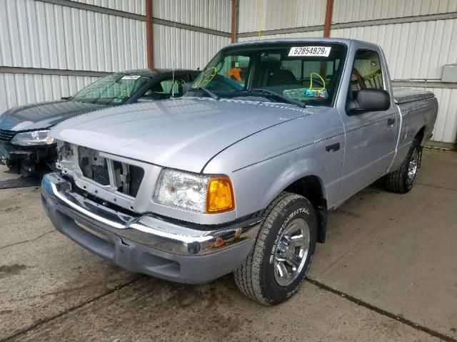 1FTYR10U73TA35932 - 2003 FORD RANGER SILVER photo 2