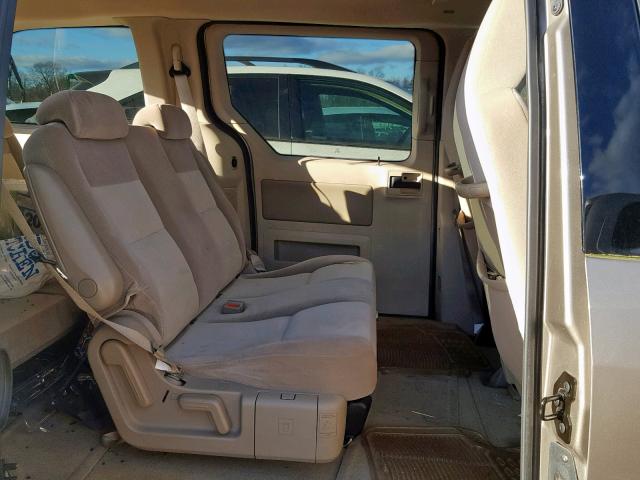 2FMDA57694BA60557 - 2004 FORD FREESTAR S TAN photo 6