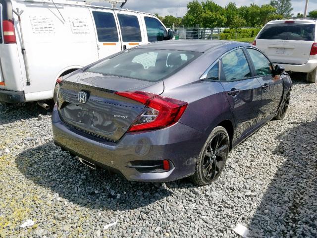 19XFC2F85KE029949 - 2019 HONDA CIVIC SPOR GRAY photo 4