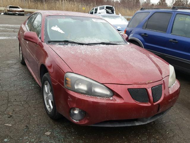 2G2WP552581127473 - 2008 PONTIAC GRAND PRIX Բորդո լուսանկար 1