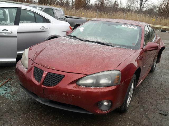 2G2WP552581127473 - 2008 PONTIAC GRAND PRIX Բորդո լուսանկար 2