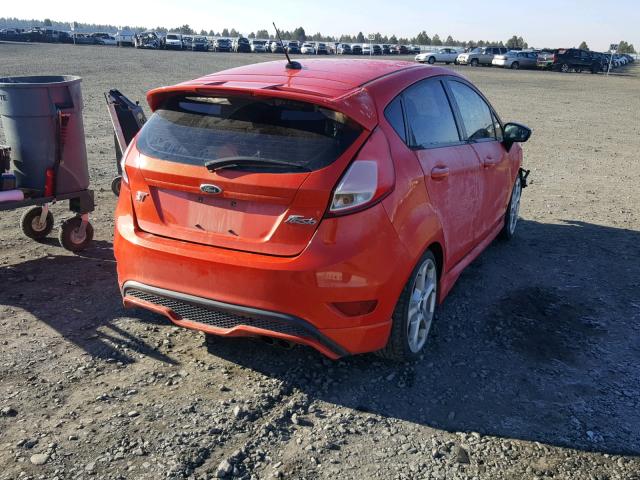 3FADP4GX1EM190862 - 2014 FORD FIESTA ST RED photo 4