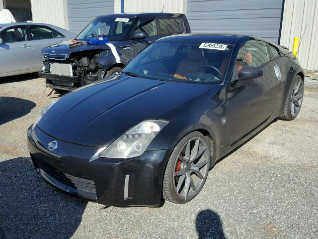 JN1AZ34D54M100962 - 2004 NISSAN 350Z COUPE BLACK photo 2