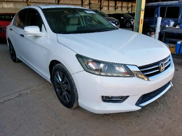 1HGCR3F82DA041054 - 2013 HONDA ACCORD EXL WHITE photo 1