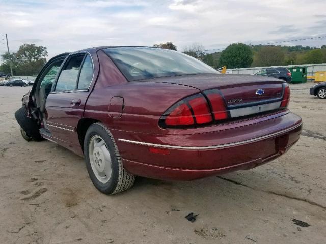 2G1WL52M3X9184969 - 1999 CHEVROLET LUMINA BAS მუქწითელი ფოტო 3