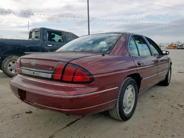 2G1WL52M3X9184969 - 1999 CHEVROLET LUMINA BAS მუქწითელი ფოტო 4