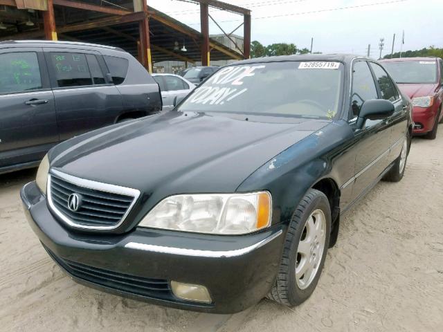 JH4KA96512C010341 - 2002 ACURA 3.5RL GREEN photo 2