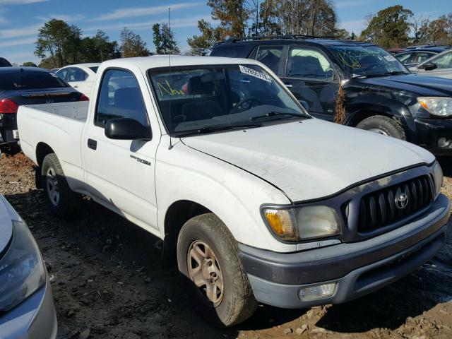 5TENL42N92Z017461 - 2002 TOYOTA TACOMA WHITE photo 1