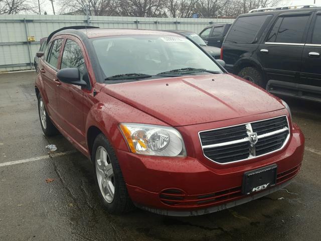 1B3HB48A59D108512 - 2009 DODGE CALIBER SX RED photo 1