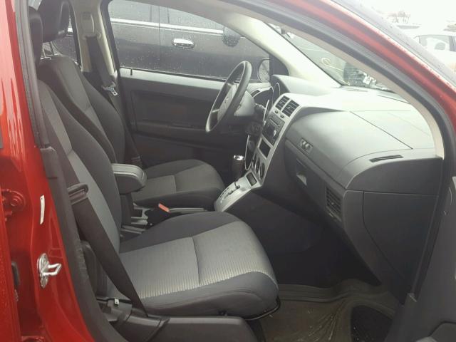 1B3HB48A59D108512 - 2009 DODGE CALIBER SX RED photo 5