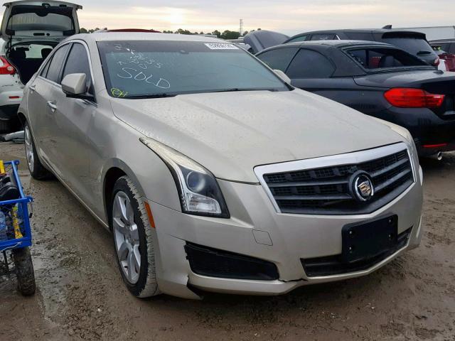 1G6AA5RA2E0100928 - 2014 CADILLAC ATS CREAM photo 1