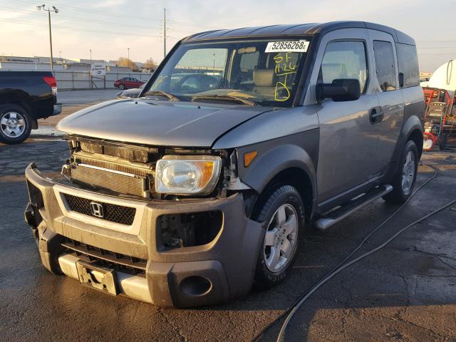 5J6YH28583L044784 - 2003 HONDA ELEMENT EX GRAY photo 2