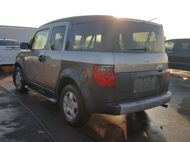 5J6YH28583L044784 - 2003 HONDA ELEMENT EX GRAY photo 3