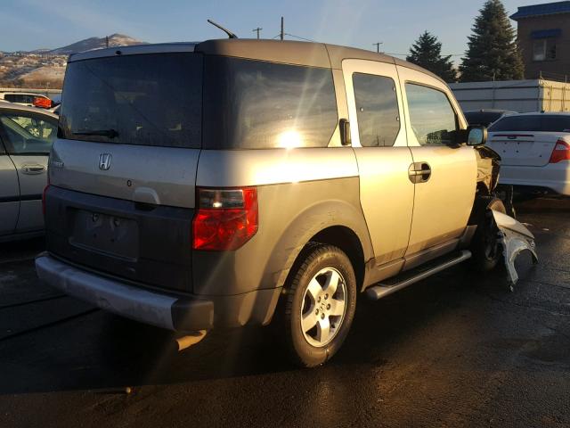 5J6YH28583L044784 - 2003 HONDA ELEMENT EX GRAY photo 4