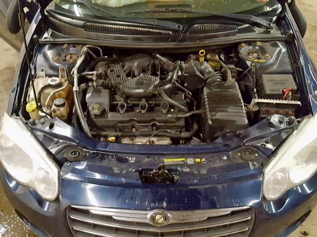 1C3EL56R76N209932 - 2006 CHRYSLER SEBRING TO BLUE photo 7