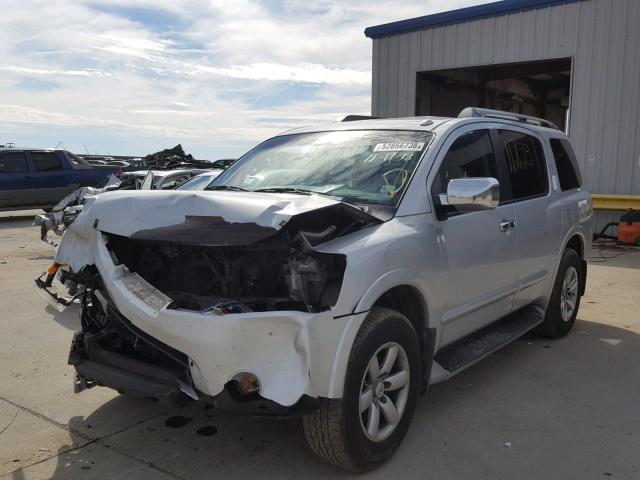 5N1BA0ND6DN609499 - 2013 NISSAN ARMADA SV GRAY photo 2