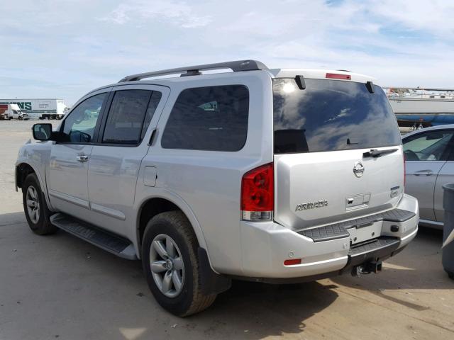 5N1BA0ND6DN609499 - 2013 NISSAN ARMADA SV GRAY photo 3