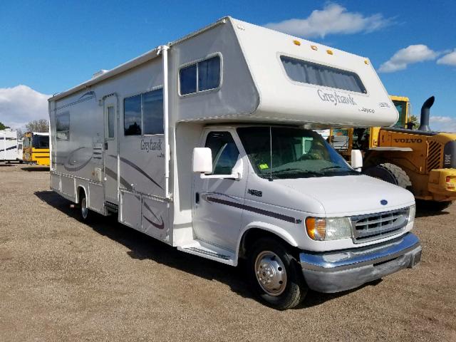 1FDXE45S82HB32800 - 2002 FORD E450 RV WHITE photo 1