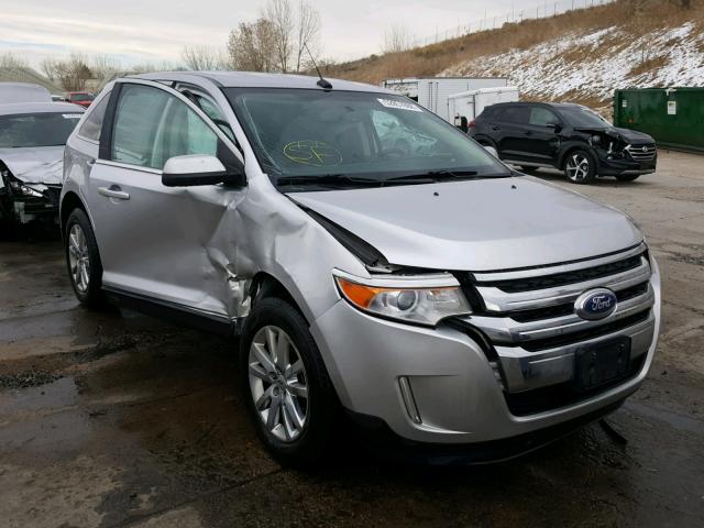 2FMDK4KC4EBA19761 - 2014 FORD EDGE LIMIT SILVER photo 1