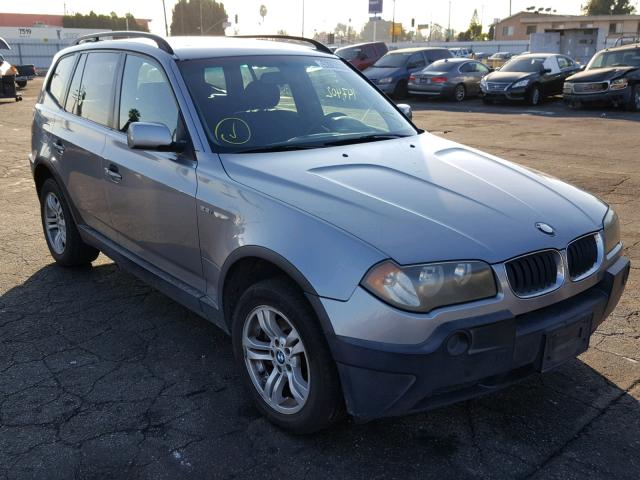 WBXPA73414WA77858 - 2004 BMW X3 2.5I GRAY photo 1