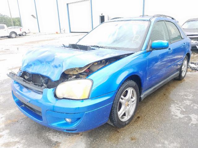 JF1GG29654G801930 - 2004 SUBARU IMPREZA WR BLUE photo 2