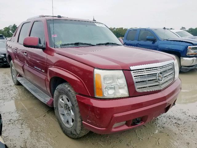 3GYEK62N24G262688 - 2004 CADILLAC ESCALADE E RED photo 1