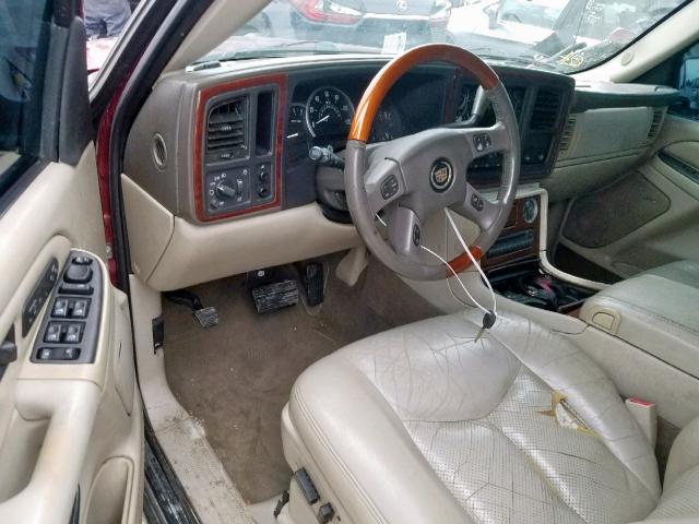 3GYEK62N24G262688 - 2004 CADILLAC ESCALADE E RED photo 9