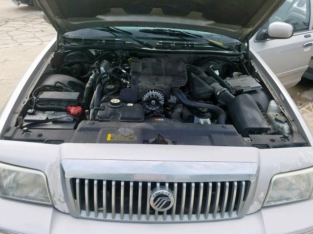 2MEFM75V68X605504 - 2008 MERCURY GRAND MARQ GRAY photo 7