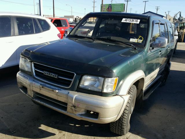 JACDJ58X6X7910958 - 1999 ISUZU TROOPER S GREEN photo 2