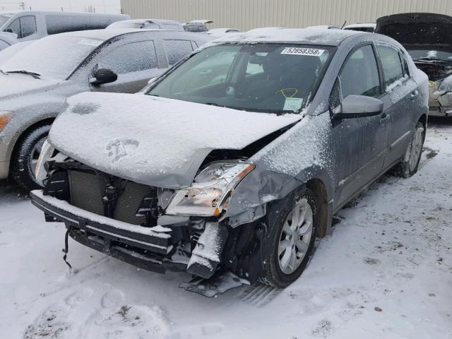 3N1AB6APXAL715856 - 2010 NISSAN SENTRA 2.0 GRAY photo 2