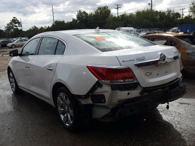 1G4GC5EG7AF148701 - 2010 BUICK LACROSSE C WHITE photo 3