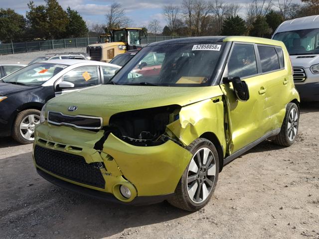 KNDJX3A52E7714402 - 2014 KIA SOUL ! GREEN photo 2