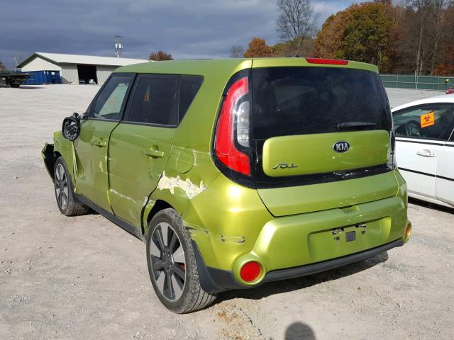 KNDJX3A52E7714402 - 2014 KIA SOUL ! GREEN photo 3