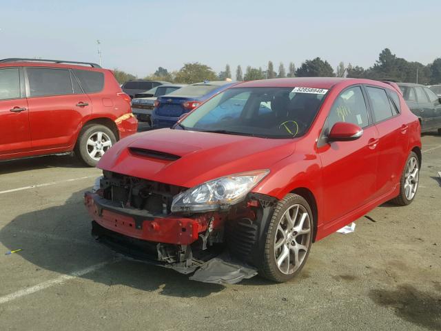 JM1BL1L44C1548506 - 2012 MAZDA SPEED 3 RED photo 2