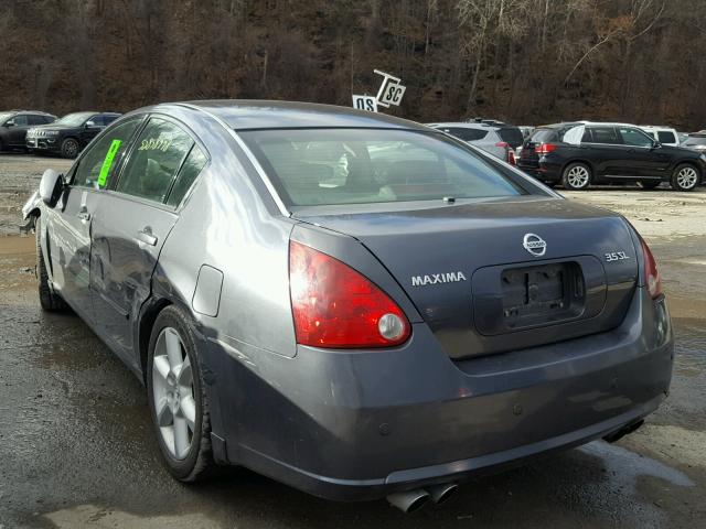 1N4BA41EX7C831916 - 2007 NISSAN MAXIMA SE GRAY photo 3