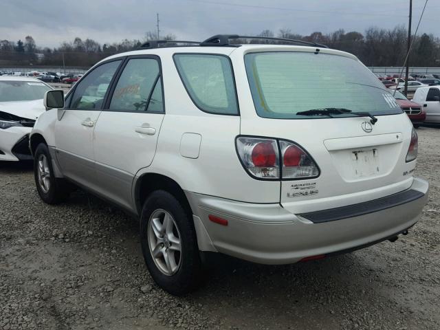 JTJGF10U030164176 - 2003 LEXUS RX 300 WHITE photo 3