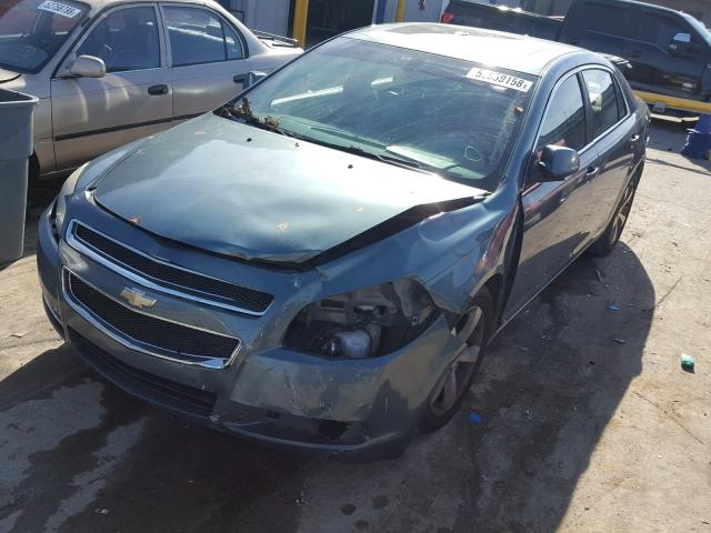 1G1ZJ57B594174864 - 2009 CHEVROLET MALIBU 2LT GREEN photo 2