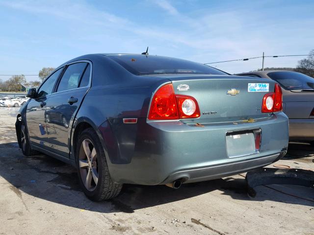 1G1ZJ57B594174864 - 2009 CHEVROLET MALIBU 2LT GREEN photo 3