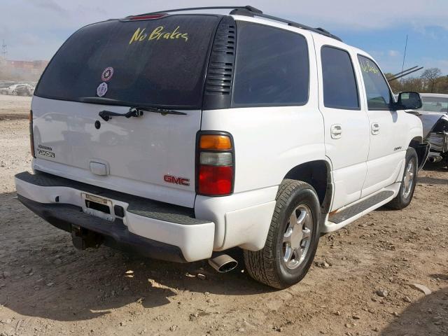 1GKEK63U04J288639 - 2004 GMC YUKON DENA WHITE photo 4