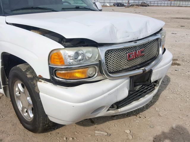 1GKEK63U04J288639 - 2004 GMC YUKON DENA WHITE photo 9