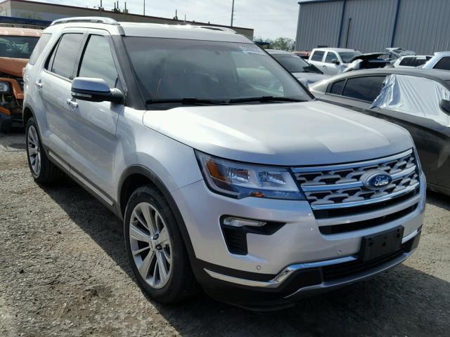 1FM5K7F86JGA70659 - 2018 FORD EXPLORER L SILVER photo 1