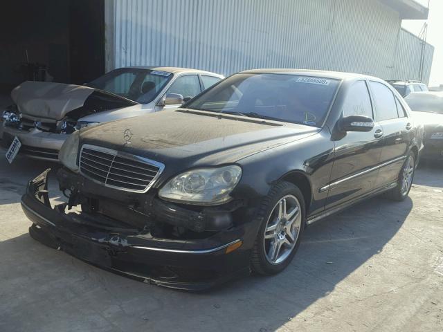 WDBNG70J16A476424 - 2006 MERCEDES-BENZ S 430 BLACK photo 2