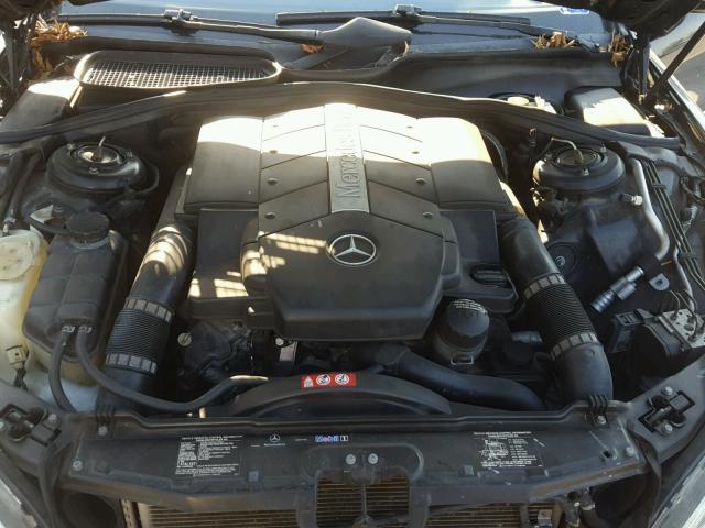 WDBNG70J16A476424 - 2006 MERCEDES-BENZ S 430 BLACK photo 7