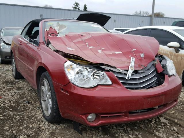 1C3LC55RX8N157272 - 2008 CHRYSLER SEBRING TO RED photo 1