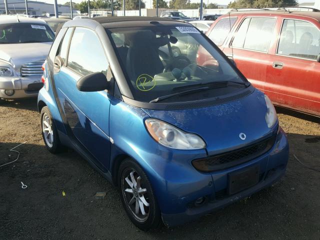 WMEEK31XX8K170736 - 2008 SMART FORTWO PAS BLUE photo 1