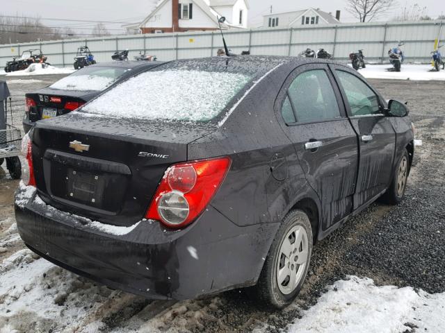 1G1JA5SG9D4253494 - 2013 CHEVROLET SONIC LS 石墨色 照片 4