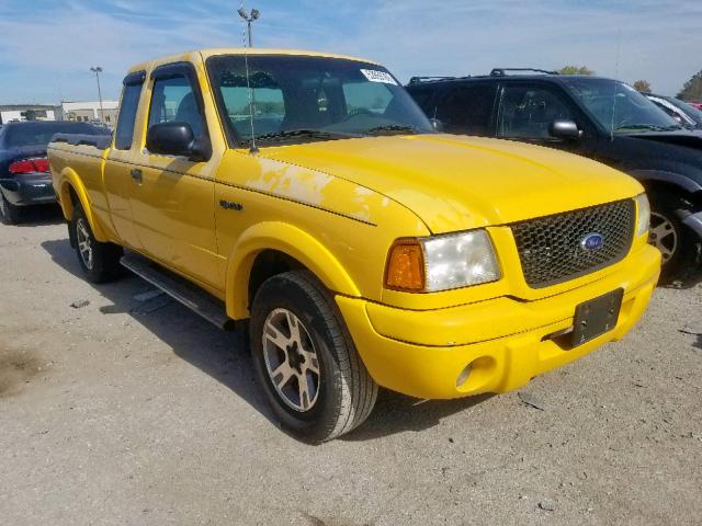 1FTYR44U32PB13156 - 2002 FORD RANGER SUP YELLOW photo 1