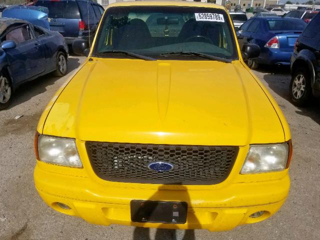 1FTYR44U32PB13156 - 2002 FORD RANGER SUP YELLOW photo 9