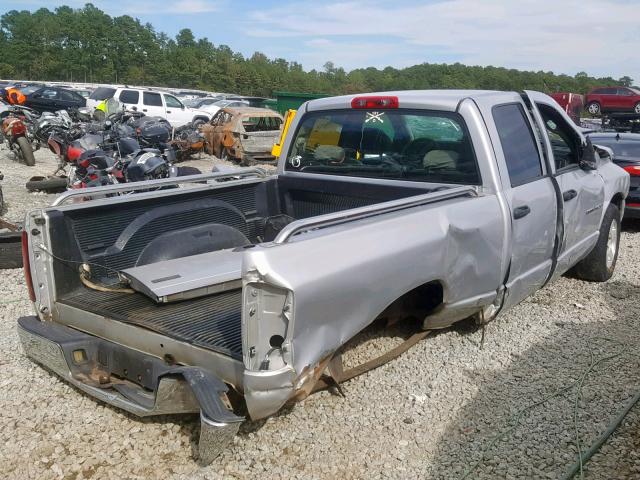 1D7HA18N05S185383 - 2005 DODGE RAM 1500 S SILVER photo 4