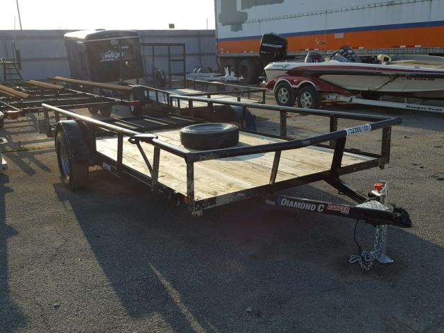 46UFU1415J1203184 - 2018 UTILITY TRAILER BLACK photo 1